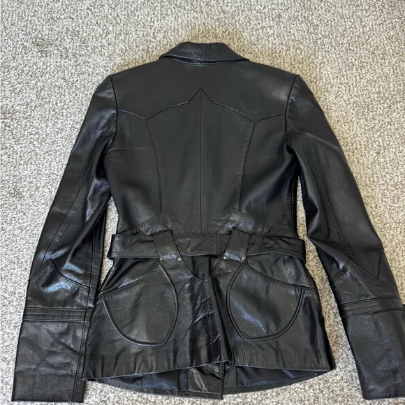 KASTELANO Vintage Real Leather Jacket - XS
